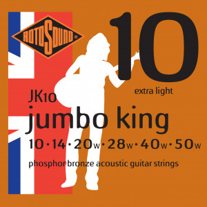 Rotosound JK10 Jumbo King Phosphor Bronze струны для акустической гитары 10-50