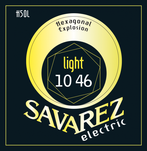 Savarez H50L Hexagonal Explosion Light струны для электрогитары 10-46