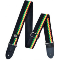 Dunlop BОВ-02 Bob Marley Hackey Sack ремень гитарный, хлопок, черный