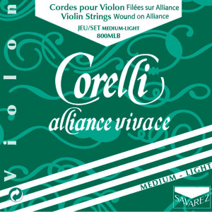 Savarez 800MLB Medium Light Corelli Alliance Vivage струны для скрипки