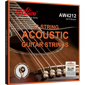 Alice AW4212-L комплект струн для 12-струнной акустической гитары (12-52)