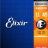 Струны для электрогитары Elixir 12102 Nanoweb Medium 11-49