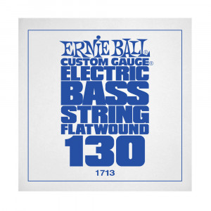 Ernie Ball 1713 Flat Wound струна для бас-гитары, никель, калибр .130