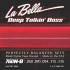 ​Струны для бас-гитары La Bella 760N-B Black Nylon Tape Wound​ 60-135