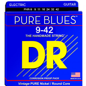 DR Strings PHR-9 Pure Blues Pure Nickel Electric 9-42 струны для электрогитары