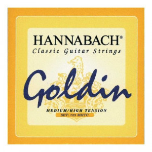 Hannabach 7258MHTC Goldin комплект первых струн (3шт) для классической гитары