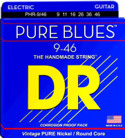 DR Strings PHR-9/46 Pure Blues Pure Nickel Electric 9-46 струны для электрогитары