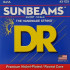 DR SNMR-45 - SUNBEAM™ - струны для короткомензурной 4-струнной бас-гитары, никель, 45 - 105