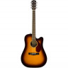 Fender Cd-140Sce Dread Sb W/Case электроакустическая гитара
