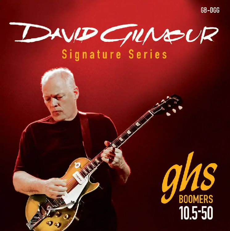 GHS Boomers David Gilmour Red GB-DGG Nickel Plated Steel 10,5-50 струны для электрогитары