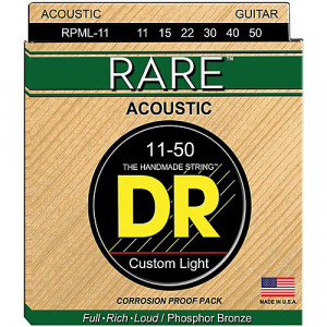 DR RPML-11 Rare Phosphor Bronze Acoustic 11-50 струны для акустической гитары