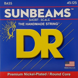 DR SNMR5-45 - SUNBEAM™ - струны для короткомензурной 5-струнной бас-гитары, никель, 45 - 125