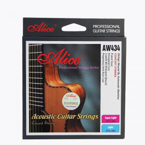 Alice AW434-L комплект струн для акустической гитары (12-53)