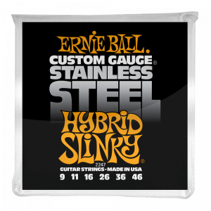 Струны для электрогитары Ernie Ball 2247 Hybrid Slinky Stainless Steel 9-46
