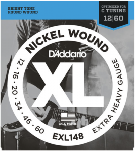 Струны для электрогитары D'Addario EXL148 Extra Heavy Nickel Wound 12-60