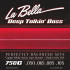 Струны для бас-гитары La Bella 750C Copper White Nylon Tape Wound 50-105