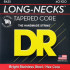 DR TLH-40 LONG NECKS™ - струны для 4-струнной бас-гитары, нержавеющая сталь, 40 - 100