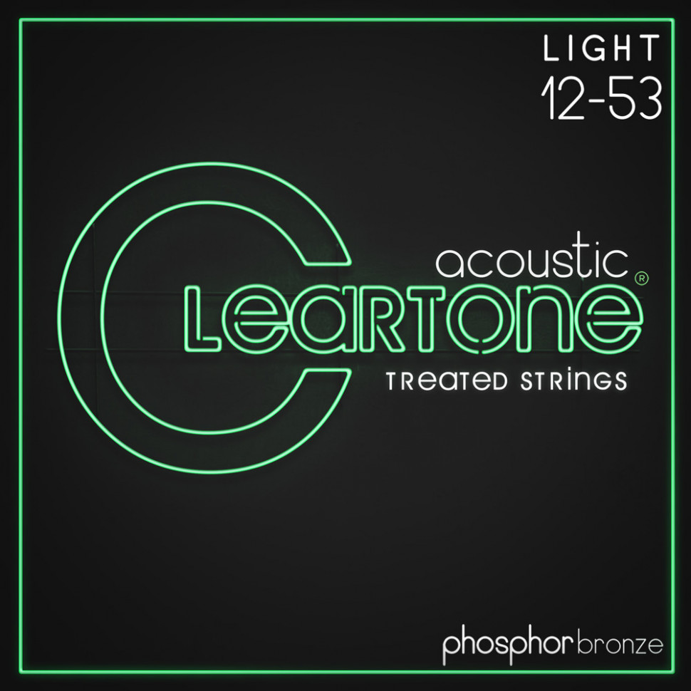 Cleartone 7412 комплект струн для акустической гитары (12-53)