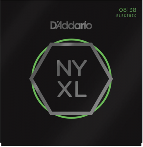 Струны для электрогитары D'Addario NYXL0838, 8-38, Extra Super Light