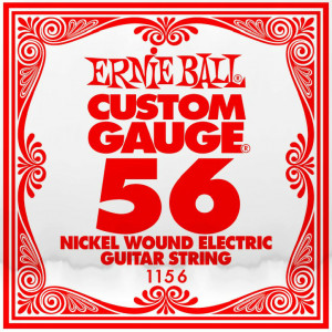​Одиночная струна для электро и акустической гитары Ernie Ball 1156, 56