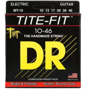 DR MT-10 Tite-Fit Nickel Plated Electric 10-46 струны для электрогитары