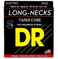 DR TMH5-45 LONG NECKS™ - струны для 5-струнной бас-гитары, нержавеющая сталь, 45 - 125