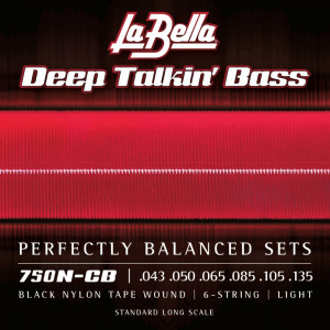 La Bella 750N-CB Deep Talkin' Bass комплект струн для 6-струнной бас-гитары (43-135)