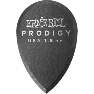 Ernie Ball 9330 Prodigy Black Teardrop комплект медиаторов, 1,5 мм, 6 шт