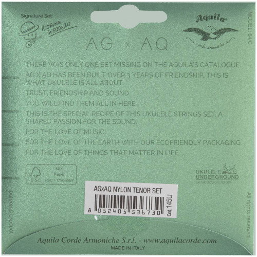 Aquila AGxAQ 145U струны для укулеле тенор (a-e-c-g)