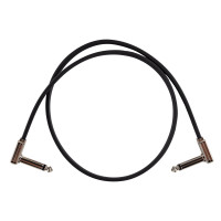 Ernie Ball 6228 соединительный кабель плоский, 60 см, угловой джек-угловой джек