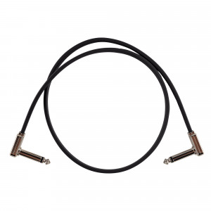 Ernie Ball 6228 соединительный кабель плоский, 60 см, угловой джек-угловой джек