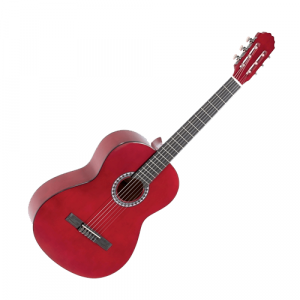Gewapure Classical Guitar Basic Transparent Red 4/4 классическая гитара