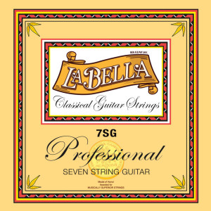 La Bella 7SG струны для 7-струнной классической гитары, нейлон, серебро