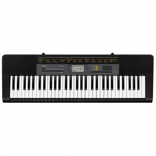 Casio CTK-2500 синтезатор с автоаккомпанементом, 61 клавиша, 48 полифония, 400 тембров