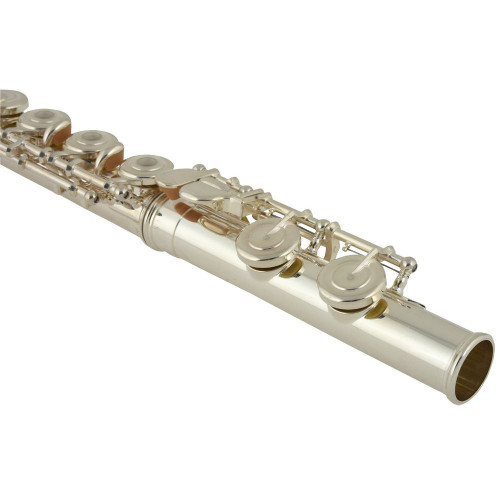 Yamaha YFL-272 флейта с "ми-механикой", с резонаторами, не в линию, посеребренная