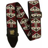 Ernie Ball 5339 гитарный ремень Primal Red Jacquard