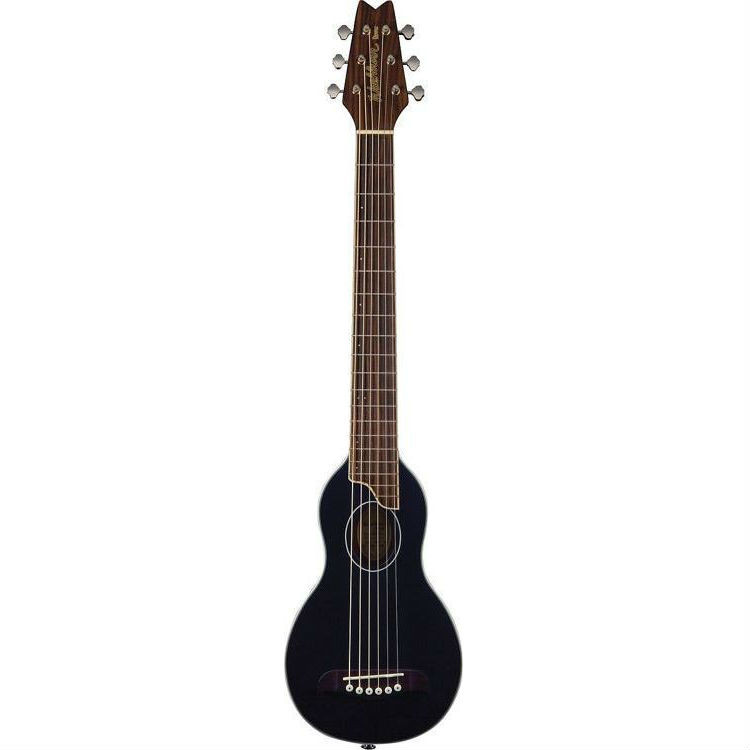 Washburn RO10SBK акустическая Travel гитара с кофром, цвет чёрный
