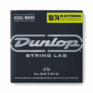 ​Струны для электрогитары Dunlop DEN1074 Nickel Plated Steel 10-74