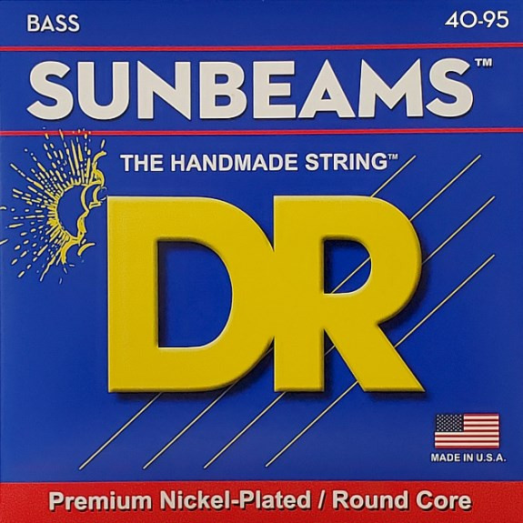 DR NLLR-40 - SUNBEAM™ - струны для 4-струнной бас-гитары, никель, 40 - 95