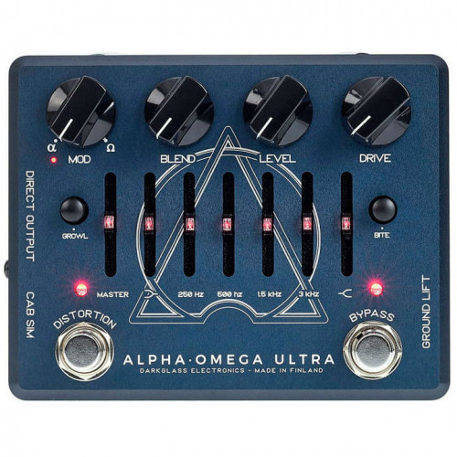 Darkglass Electronics Alpha Omega Ultra два раздельных дисторшна для баса