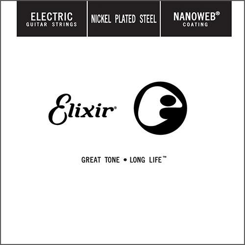 Elixir 15228 Nanoweb Отдельная струна для электрогитары, никелированная, .028
