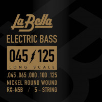 La Bella RX-N5B RX Nickel комплект струн для 5-струнной бас-гитары (45-125)