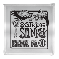 Струны для электрогитары Ernie Ball 2625 Slinky 8-string 10-74