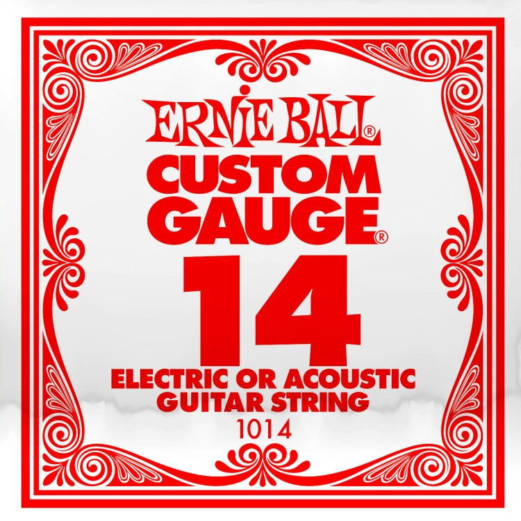 ​Одиночная струна для электро и акустической гитары Ernie Ball 1014, 14