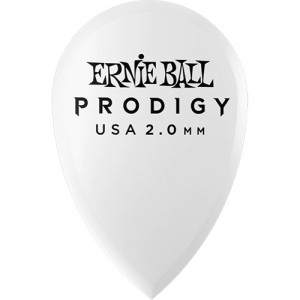 Ernie Ball 9336 Prodigy White Teardrop комплект медиаторов, 2 мм, 6 шт