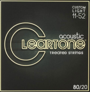 Cleartone 7611 комплект струн для акустической гитары (11-52)