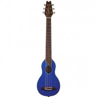 Washburn RO10STBLK акустическая Travel-гитара с кофром, цвет синий