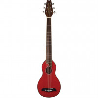 Washburn RO10STRK акустическая Travel-гитара с кофром, цвет красный