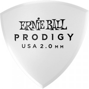 Ernie Ball 9338 Prodigy White Shield Large комплект медиаторов, 2 мм, 6 шт