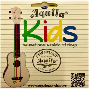 Aquila Kids 160U разноцветные струны для укулеле сопрано/концерт/тенор без книги